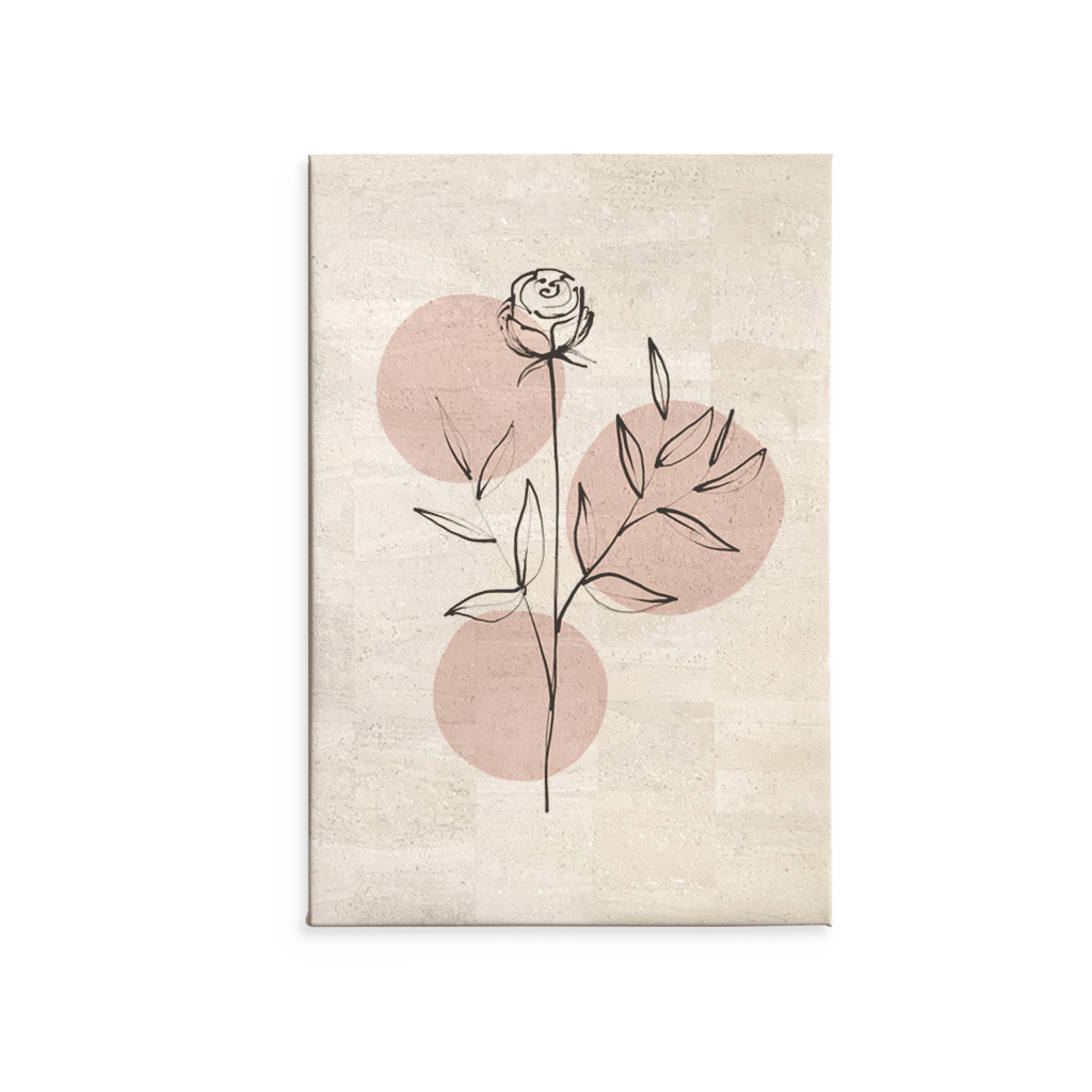 Delicate Botanicals - Rose / Kunstdruck - Corkando GmbH