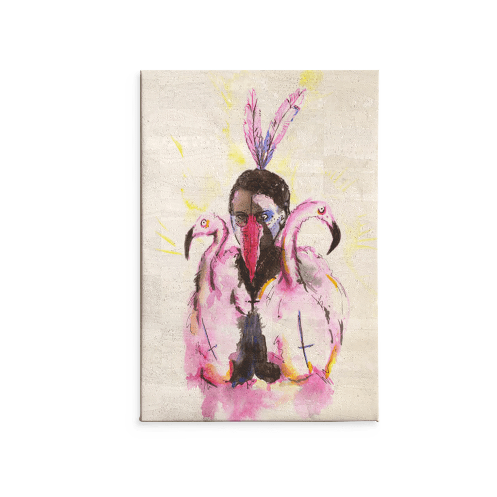 Flamingo Warrior / Kunstdruck - Corkando GmbH