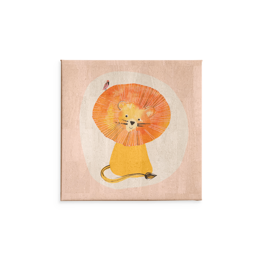 Lion with a Bird / Kunstdruck - Corkando GmbH