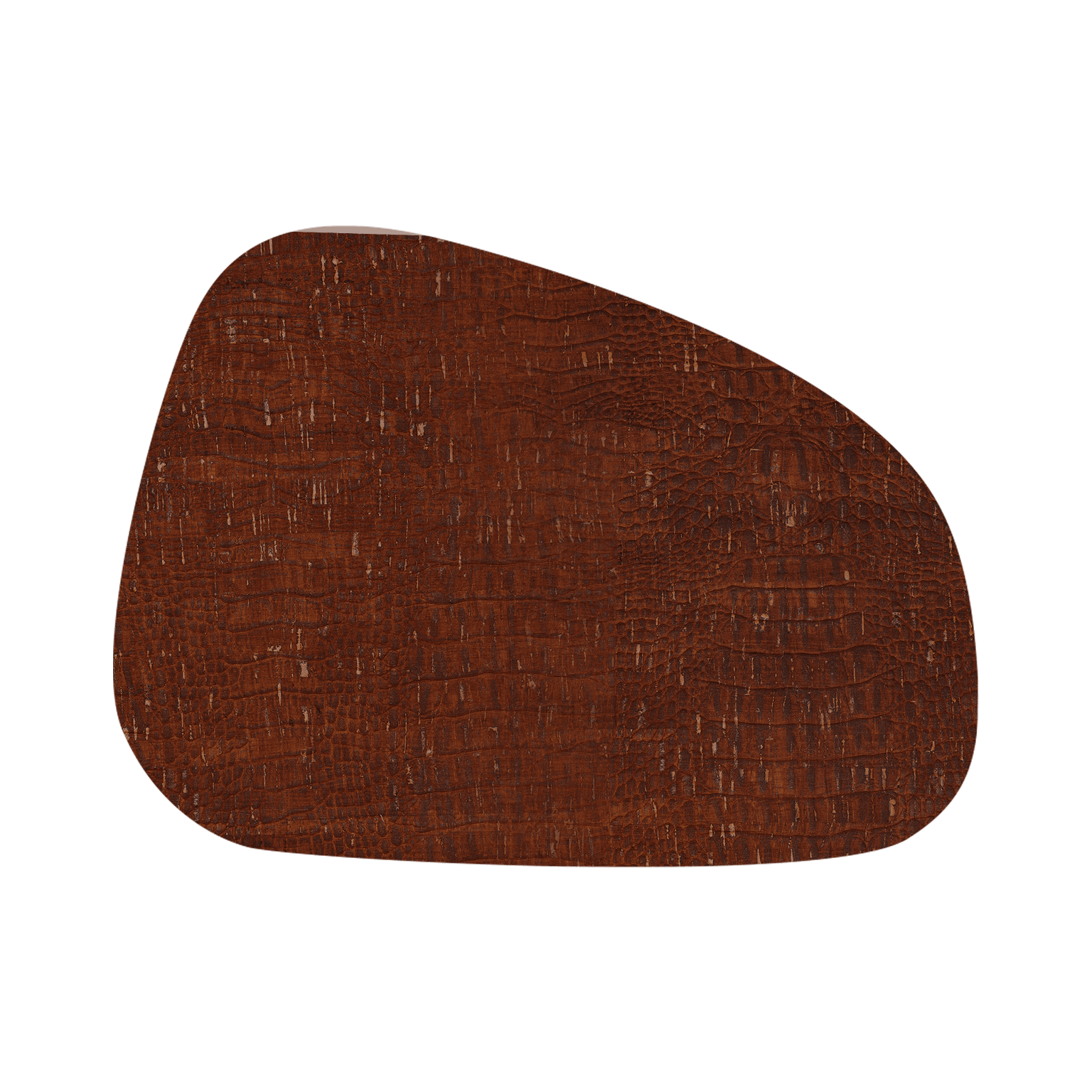 Tischset "Croco braun - Abstrakte Form I " - Corkando GmbH