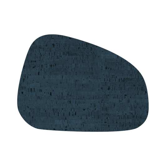 Tischset "Marine Blau - Abstrakte Form I ", 4-tlg. - Corkando GmbH